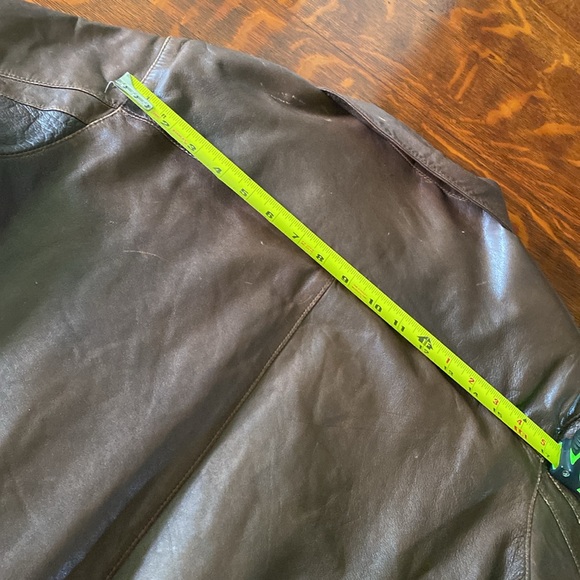 Vintage Compagnie Generale Aeropostale Leather Bomber Jacket - Picture 8 of 10